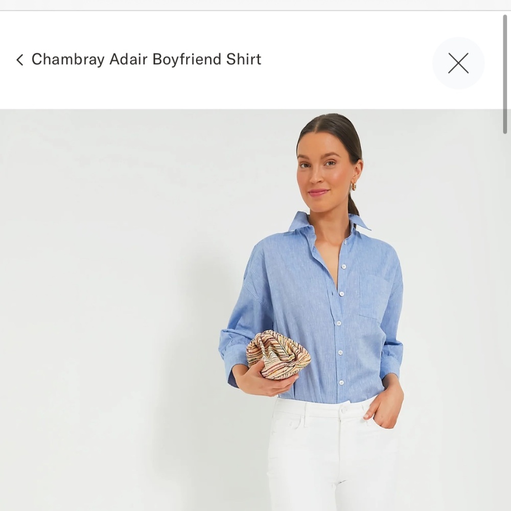 NWT Tuckernuck Chambray Shirt-Medium